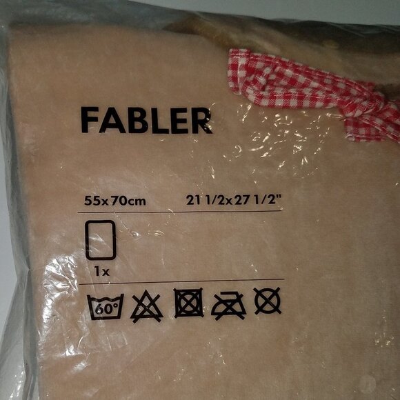 IKEA Fabler (NEW) Changing Mat (PREOWNED) Teddy Bear Lovey Plush Heart Baby Lot - Picture 6 of 8